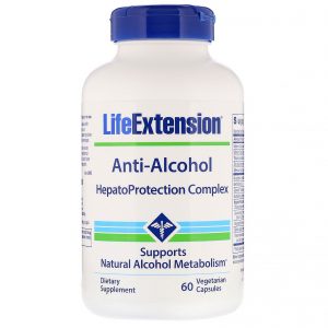 Comprar Life Extension, Anti-Alcohol, HepatoProtection Complex, 60 Vegetarian Capsules