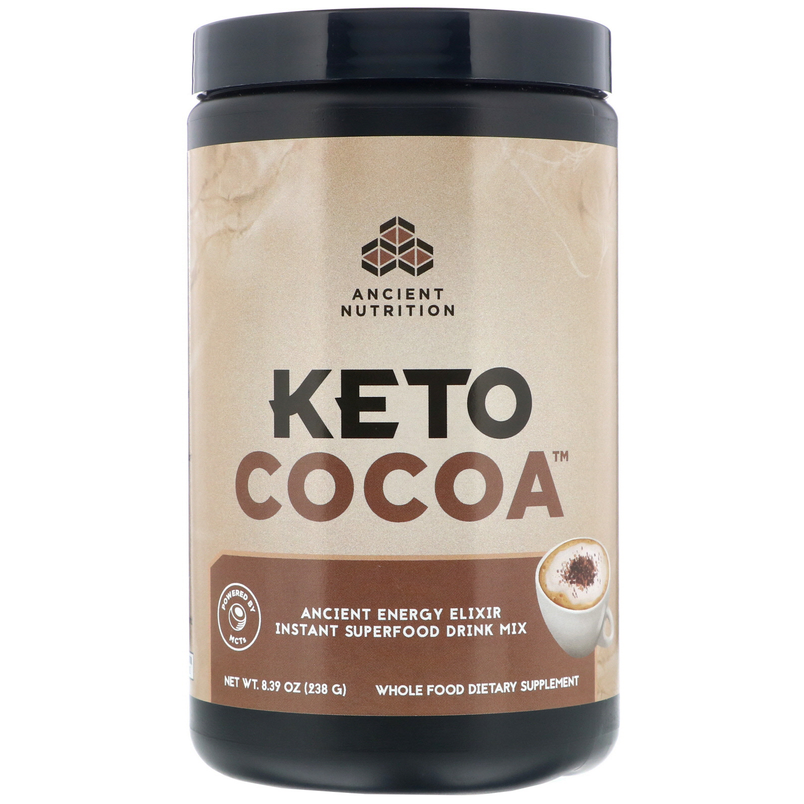 Comprar Dr. Axe / Ancient Nutrition, Keto Cocoa, Elixir Tradicional de Energia, 238 g (8,39 oz)