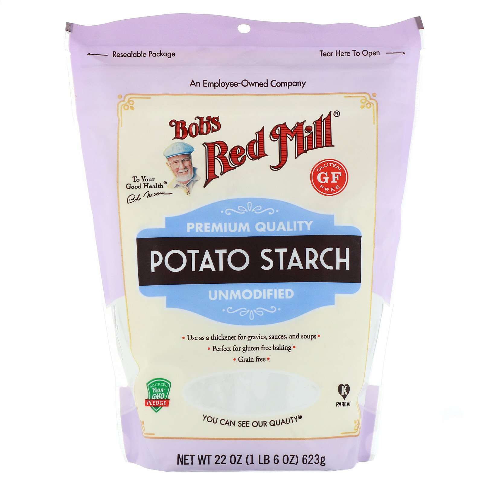 Comprar Bob's Red Mill, Amido de Batata, Não Modificado, Sem Glúten, 22 oz (623 g)