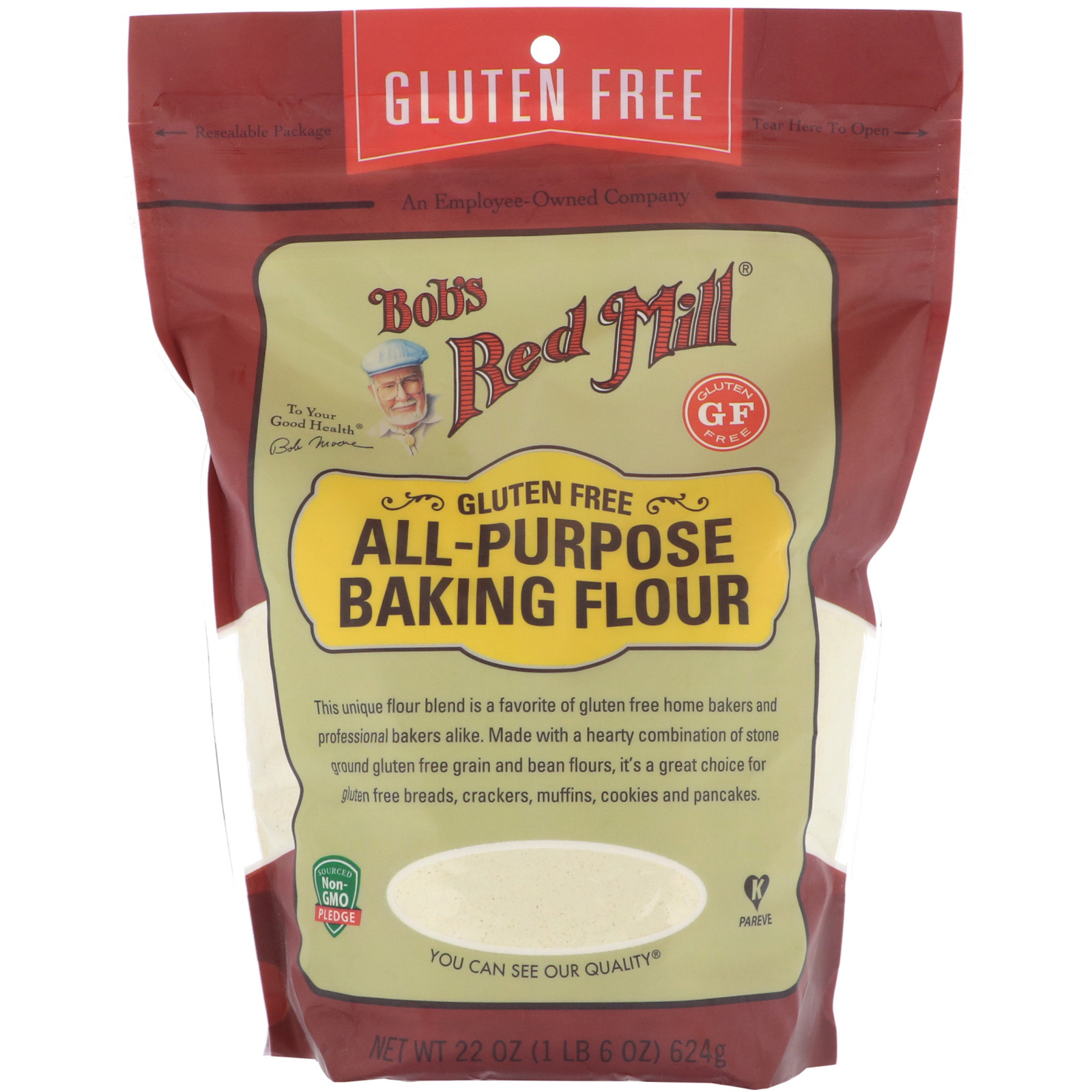 Comprar Bob's Red Mill, Farinha para Todas as Finalidades, Sem Glúten, 22 oz (624 g)