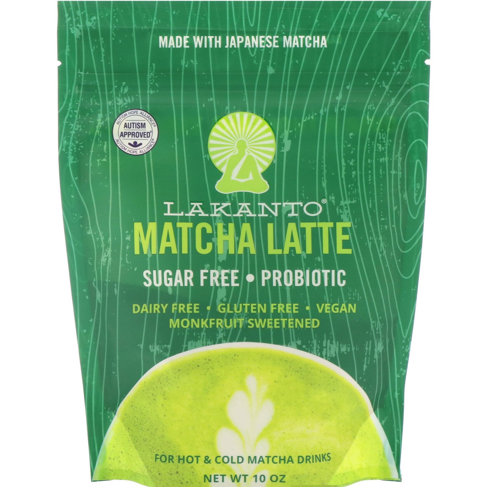 Comprar Lakanto, Matcha Latte Drink Mix, 10 oz