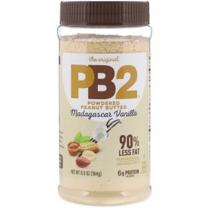 Comprar PB2 Foods, O Original PB2, Manteiga de Amendoim em Pó, Baunilha de Madagascar, 6,5 oz (184 g)