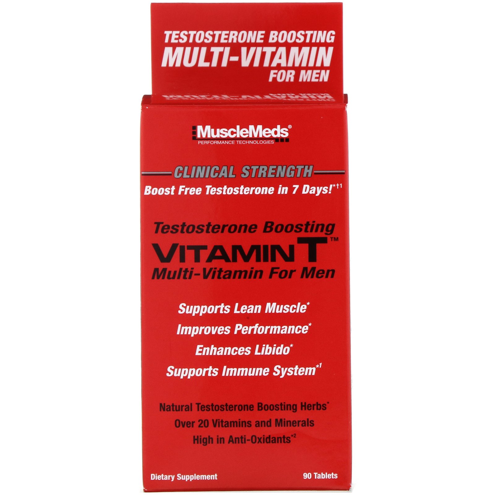 Comprar MuscleMeds, Vitamina T, Estimulante Multivitamínico de