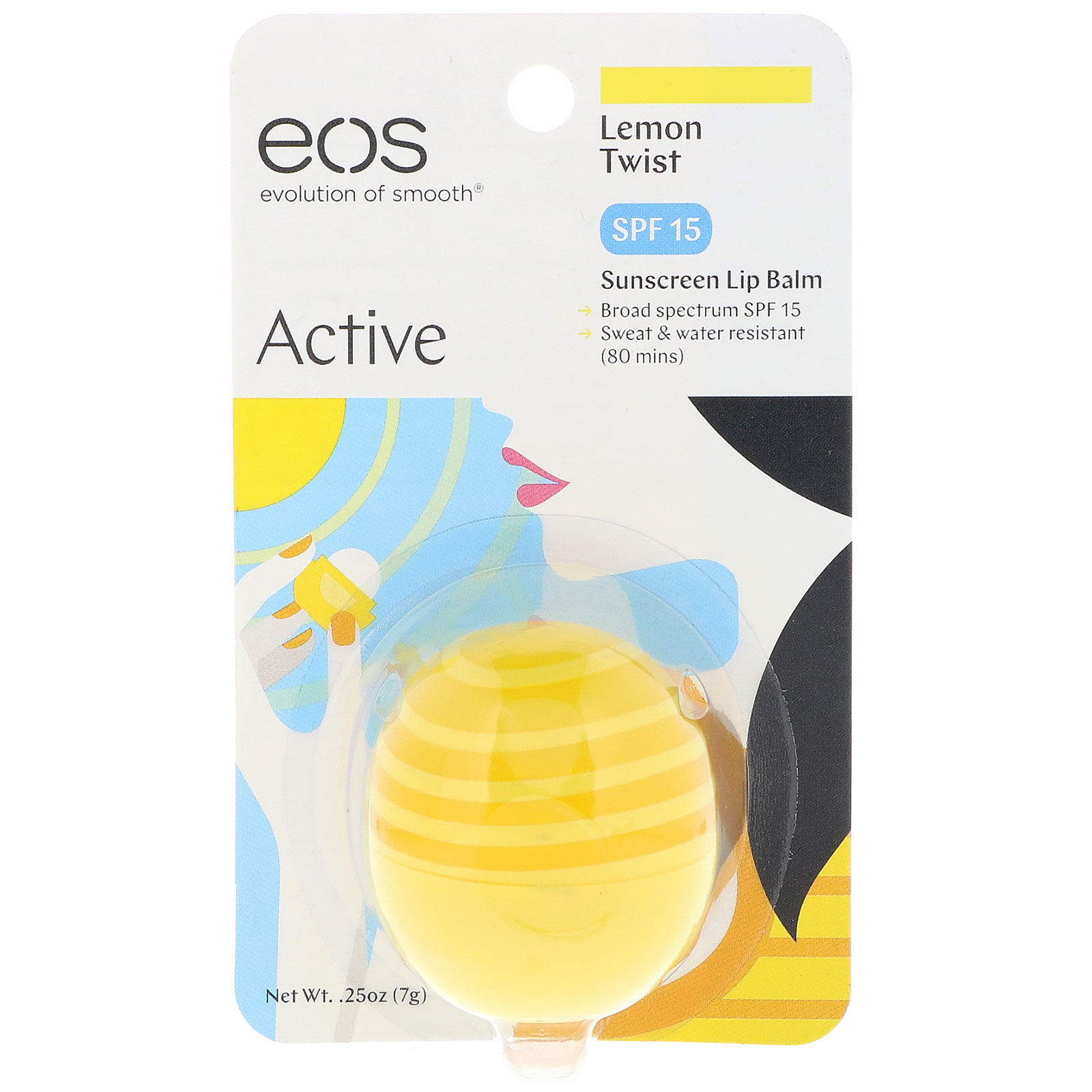 Comprar EOS, Bálsamo Labial com FPS 15, Espiral de limão, 7 g - Imagem 2