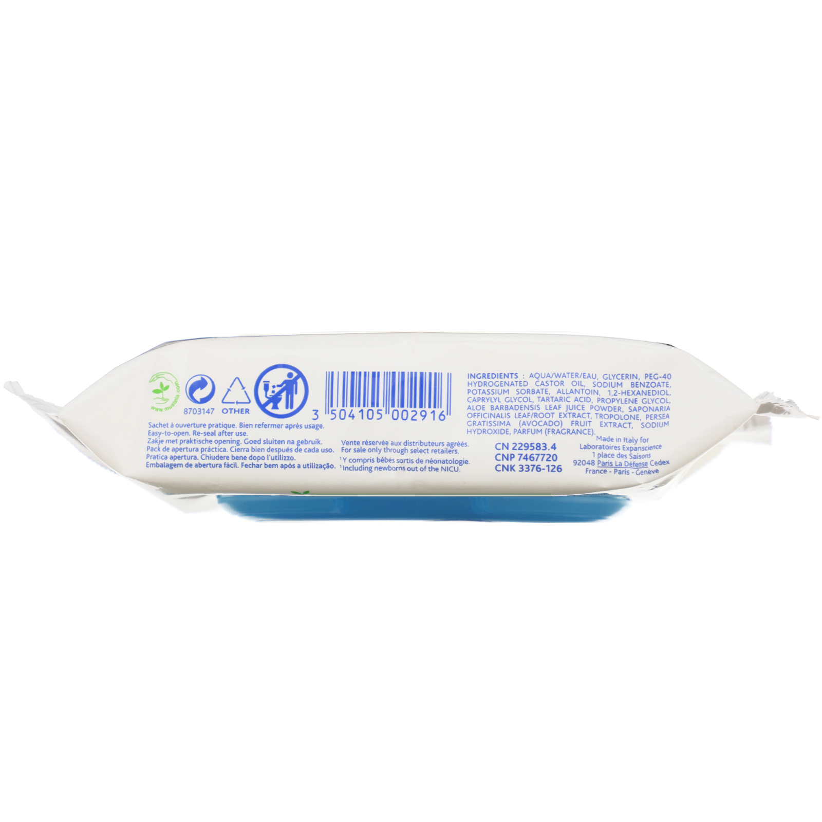 Comprar Mustela, Cleansing Wipes, 25 Wipes - Imagem 2