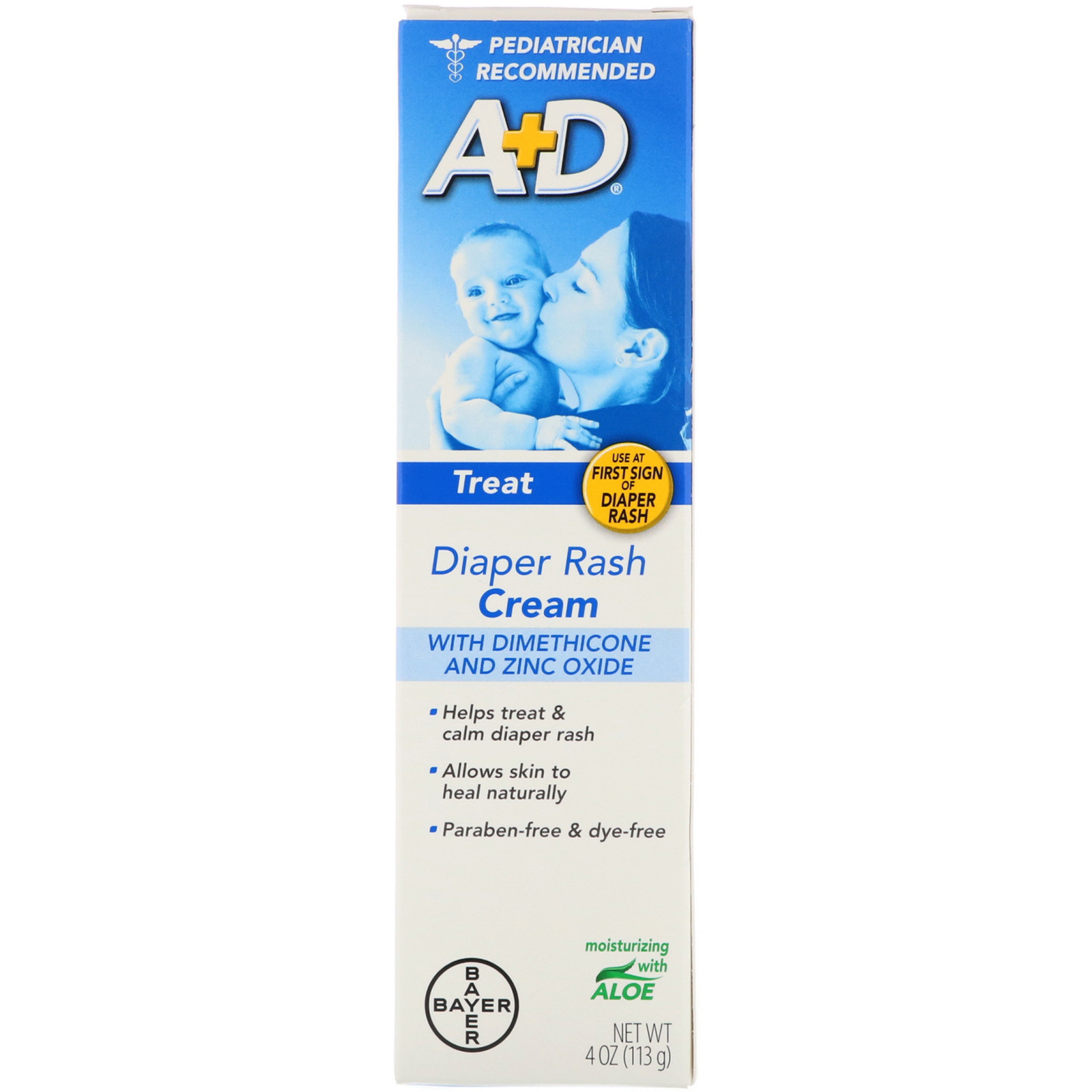 Comprar A+D, Pomada para Assaduras com Dimeticona e Óxido de Zinco, 4 oz (113 g)