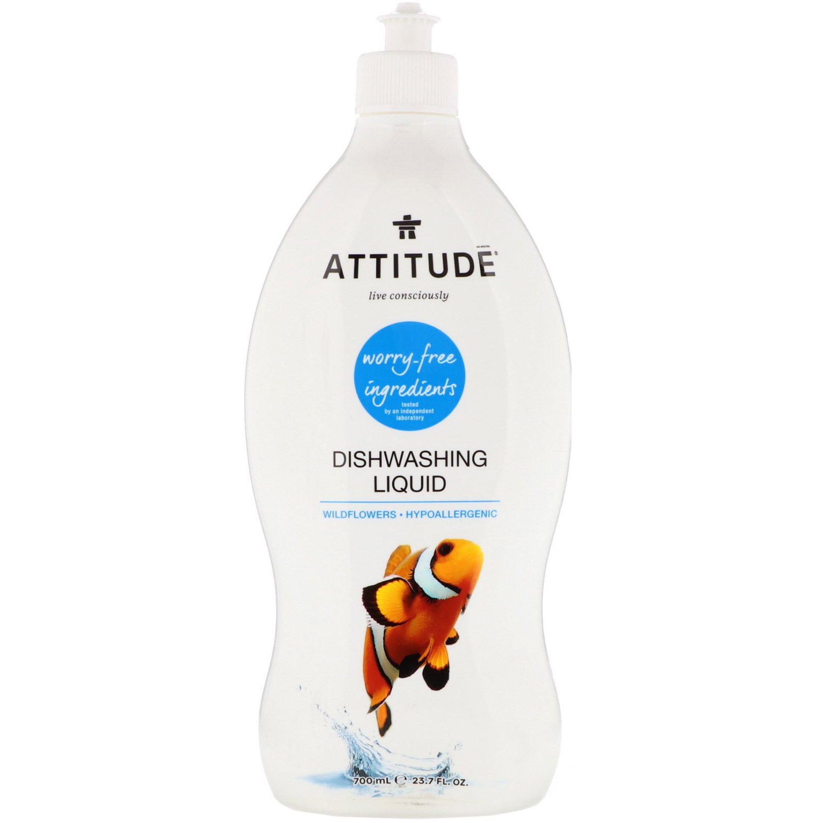 Comprar ATTITUDE, Dishwashing Liquid, Wildflowers, 23.7 fl oz (700 ml)