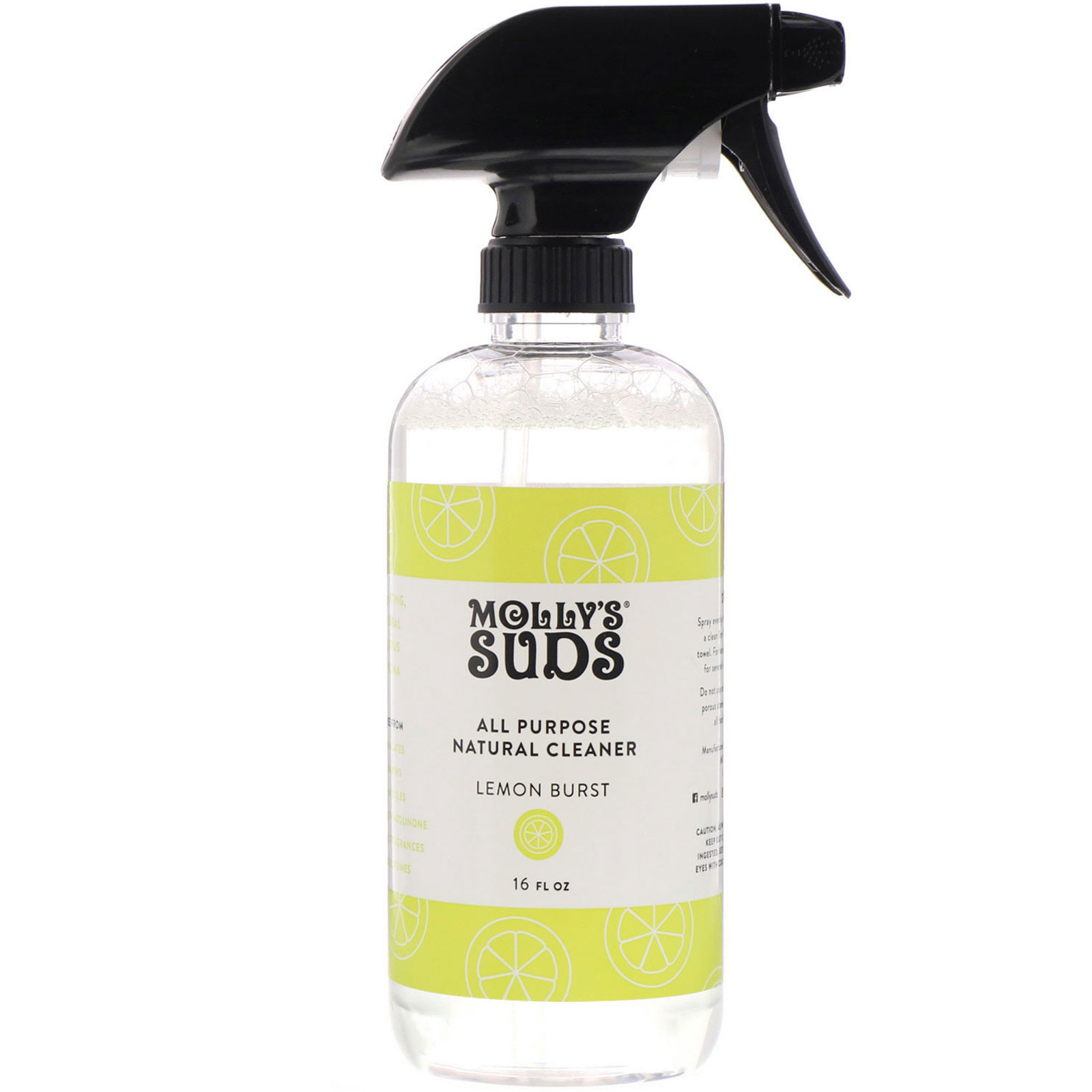 Comprar Molly's Suds, Produto de Limpeza Natural para Todos os Fins, Explosão de Limão, 16 fl oz