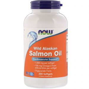 Comprar Now Foods, Wild Alaskan Salmon Oil, 200 Softgels