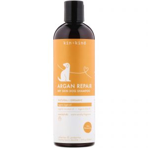Comprar Kin+Kind, Argan Repair, Dry Skin Dog Shampoo, Warm Woody Fragrance, 12 fl oz (354 ml)