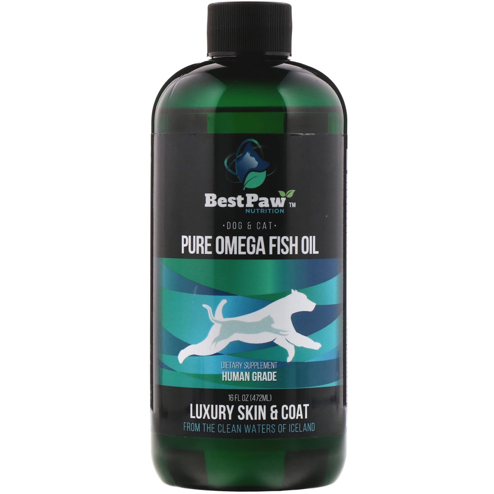 Comprar Best Paw Nutrition, Pure Omega Fish Oil, Dog & Cat, 16 fl oz (472 ml)