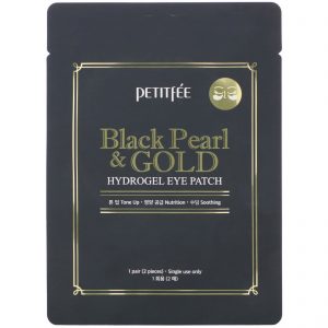 Comprar Petitfee, Black Pearl & Gold, Hydrogel Eye Patch, 1 Pair