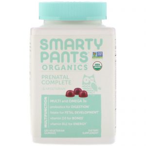 Comprar SmartyPants, Orgânico, Prenatal Complete, 120 Gomas Mastigáveis Vegetarianas