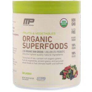 Comprar MusclePharm, Superalimentos Orgânicos, Sem Sabor, 230 ml (7,83 oz)