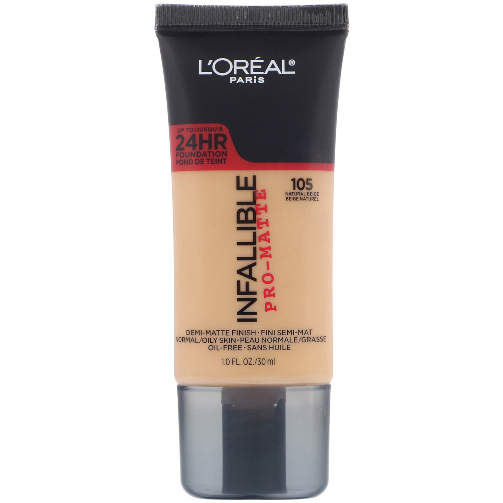 Comprar L'Oreal, Base Infallible Pro-Matte, Natural Beige 105, 30 ml