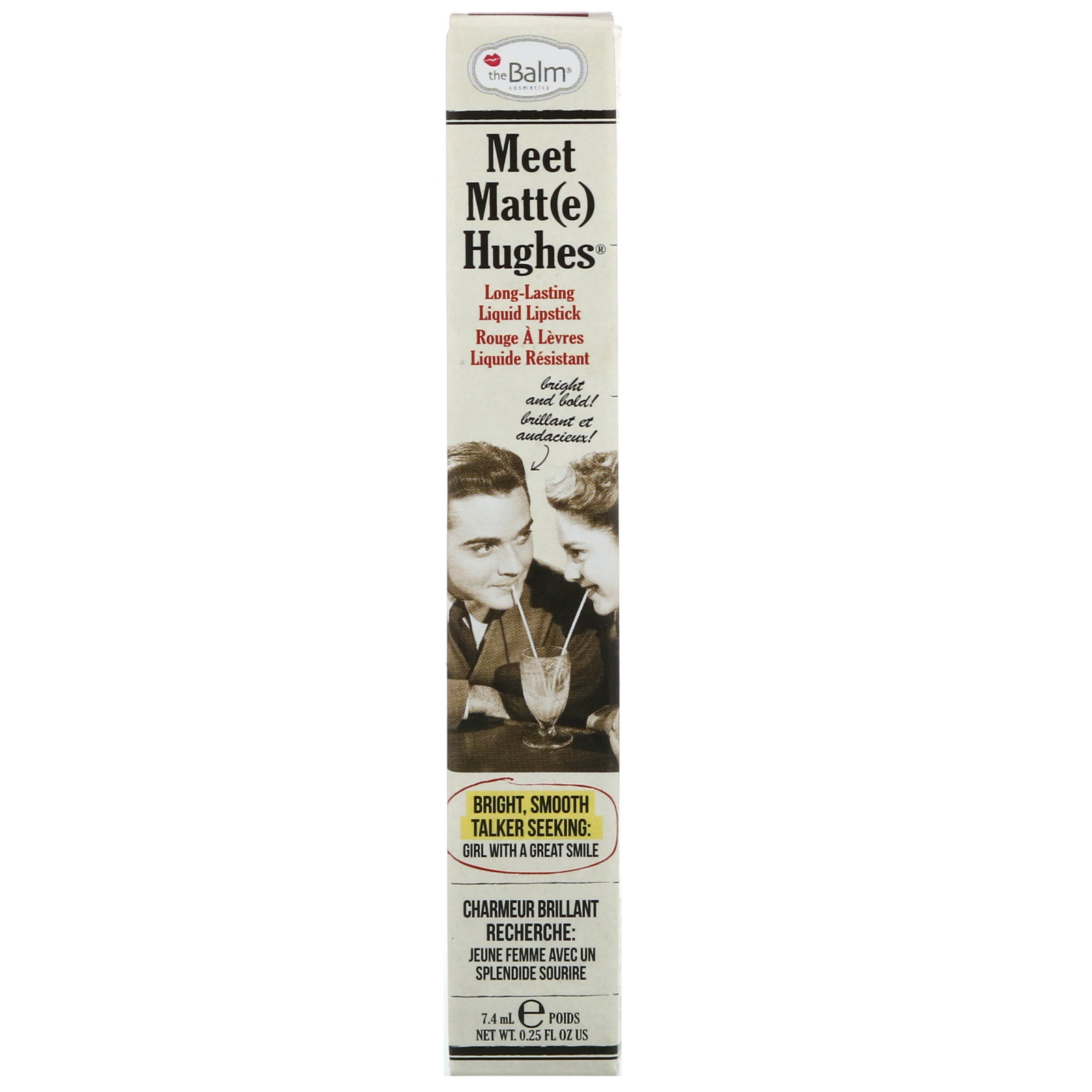 Comprar theBalm Cosmetics, Meet Matt(e) Hughes, Batom líquido de longa duração, Charmoso, 7,4 ml - Imagem 2