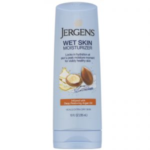 Comprar Jergens, Hidratante para pele molhada, Óleo de Argan, 10 fl oz (295 ml)
