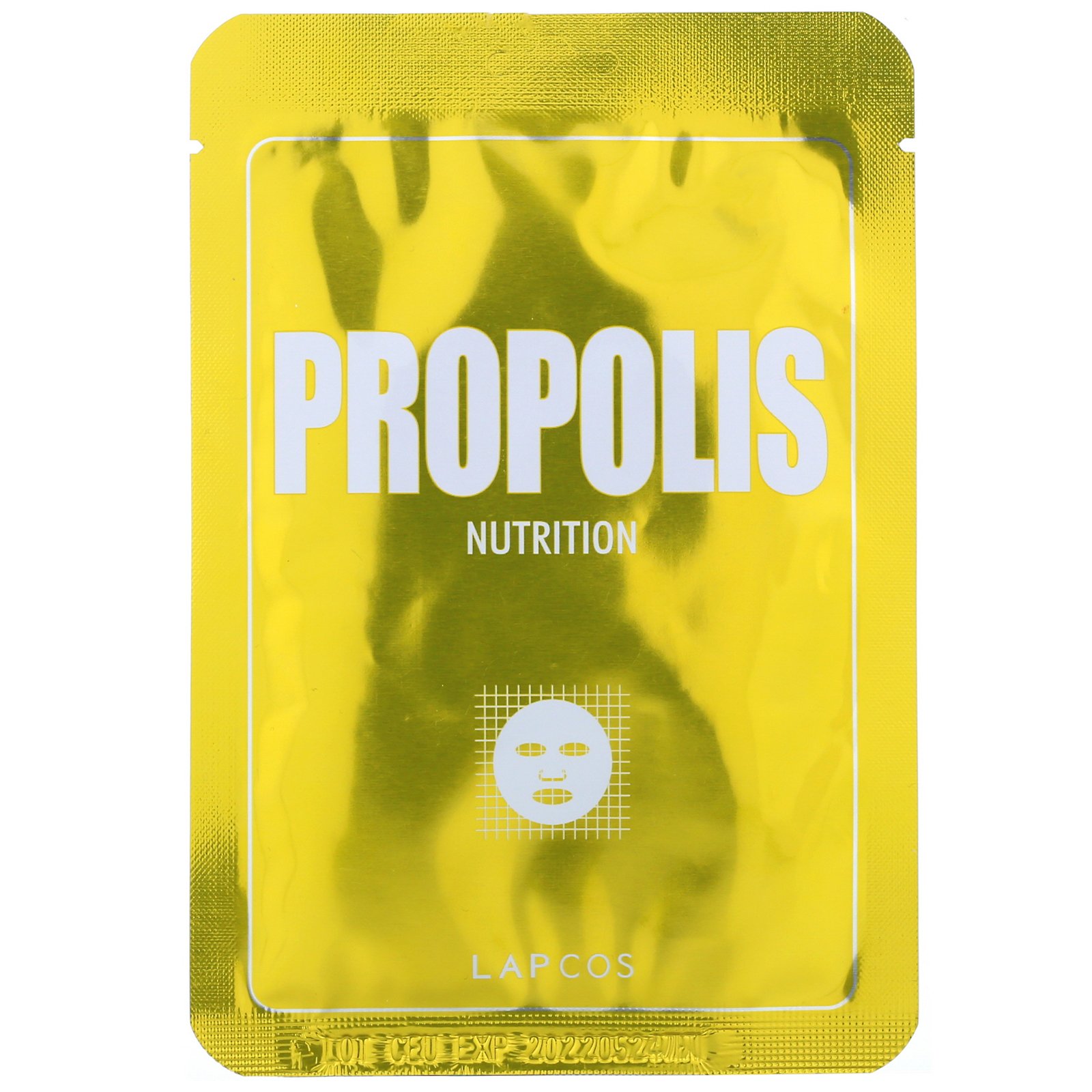 Comprar Lapcos, Propolis Sheet Mask, Nutrition, 1 Sheet, 0.84 fl oz (25 ml)