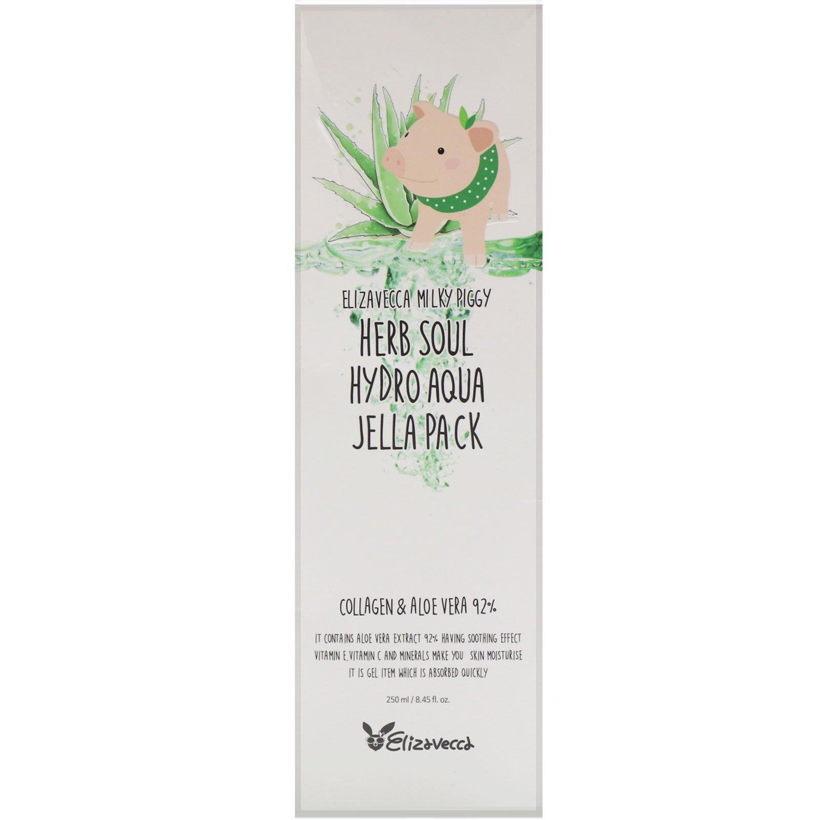 Comprar Elizavecca, Milky Piggy, Herb Soul Hydro Aqua Jella Pack, 250 ml (8.45 fl oz) - Imagem 2