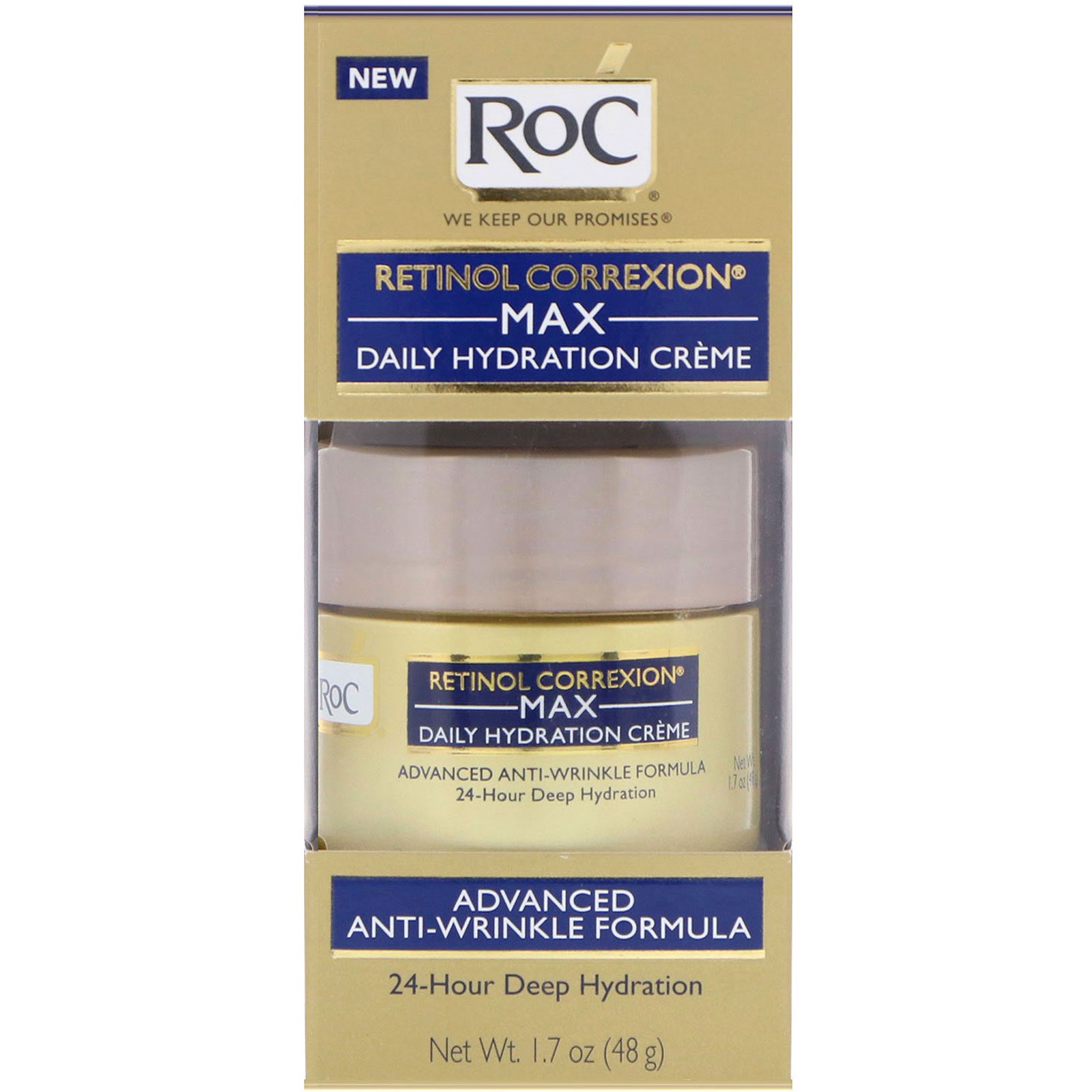 Comprar RoC, Retinol Correxion, Creme de Hidratação Máxima Diária, 1,7 oz (48 g) - Imagem 2