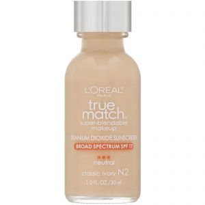 Comprar L'Oreal, True Match Super-Blendable Makeup, N2 Classic Ivory, 1 fl oz (30 ml)