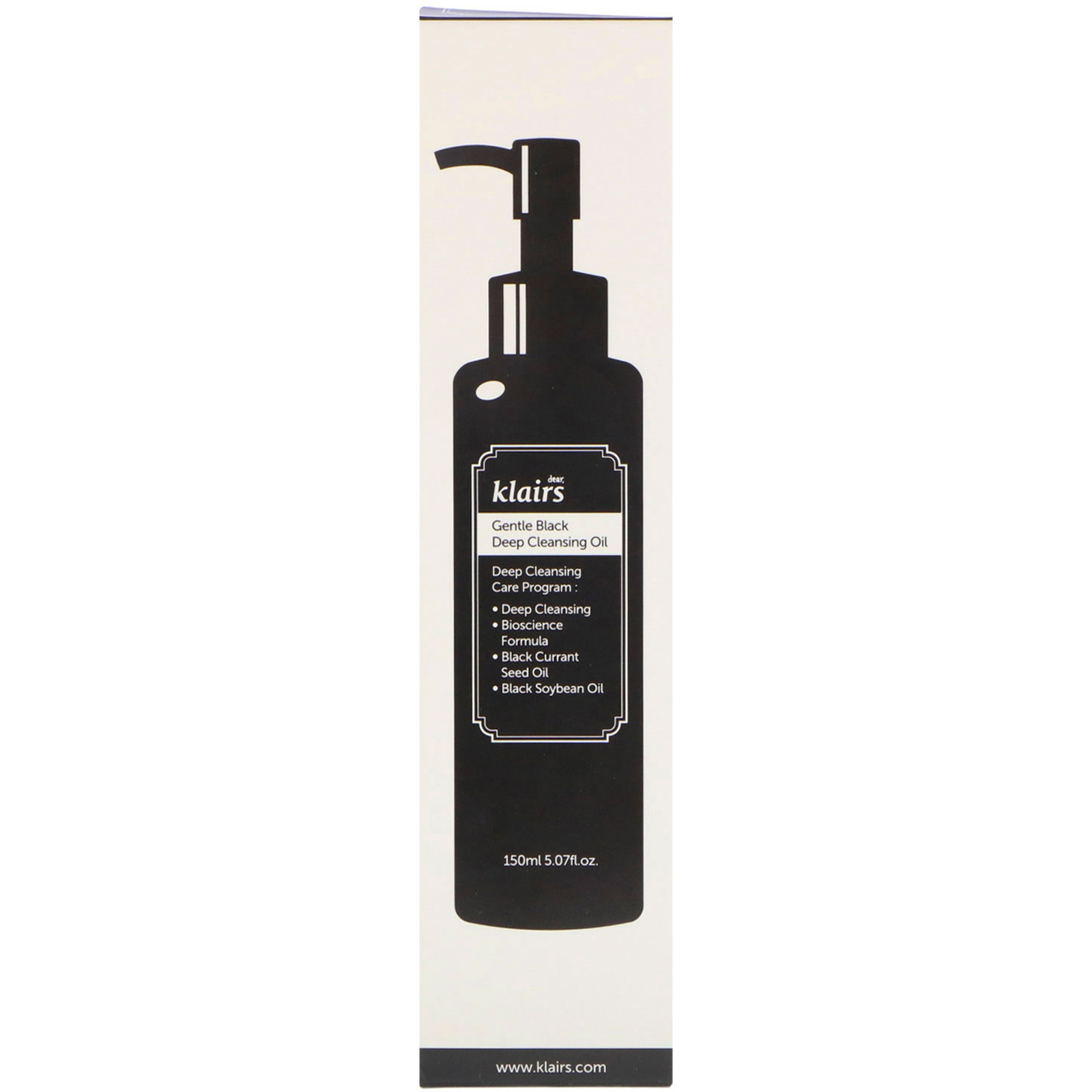 Comprar Dear, Klairs, Gentle Black Deep Cleansing Oil, 5.07 fl oz (150 ml) - Imagem 2