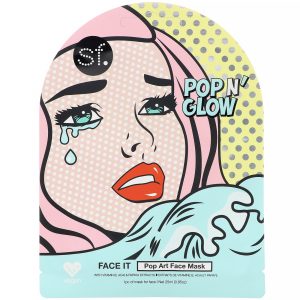 Comprar SFGlow, POP n' Glow, Face It, Máscara Facial Pop Art, 1 Unidade, 25 ml (0,85 oz)
