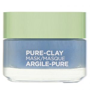 Comprar L'Oreal, Máscara de argila Pure-Clay, Clear & Comfort, 3 tipos de argila + alga marinha, 48 g
