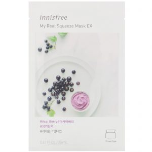 Comprar Innisfree, My Real Squeeze Mask EX, Acai Berry, 1 Sheet, 0.67 fl oz (20 ml)