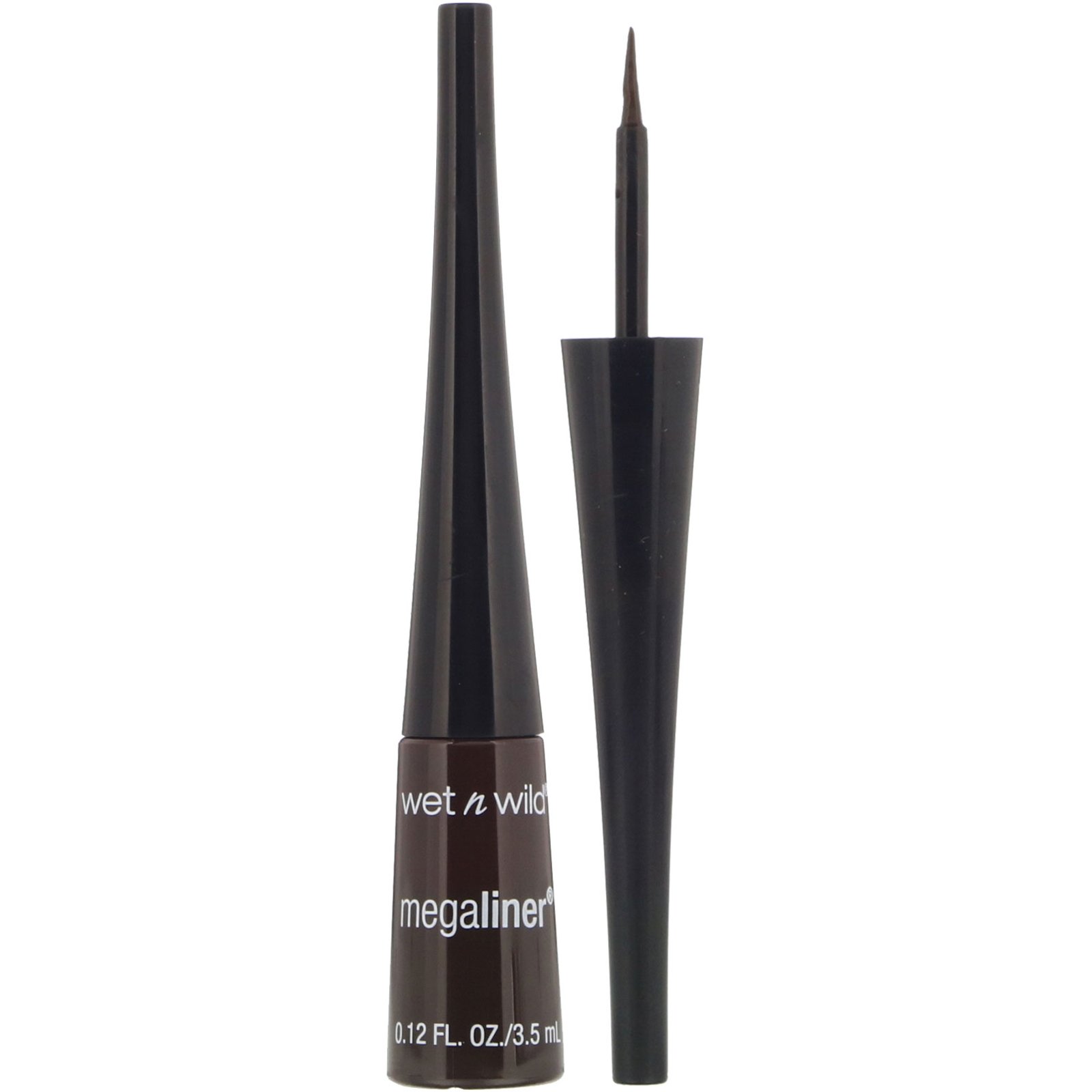 Comprar Wet n Wild, Delineador líquido MegaLiner, preto, 0,12 fl oz (3,5 ml)