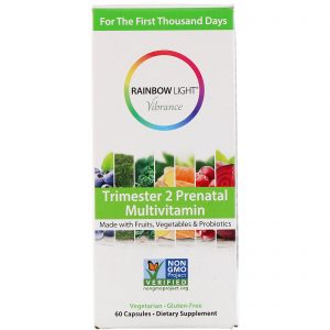 Comprar Rainbow Light, Vibrance, Trimester 2 Prenatal Multivitamin, 60 Capsules