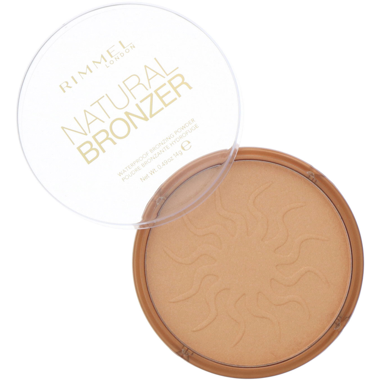 Comprar Rimmel London, Natural Bronzer, pó bronzeador à prova d’água, 020 Sunshine, 14 g
