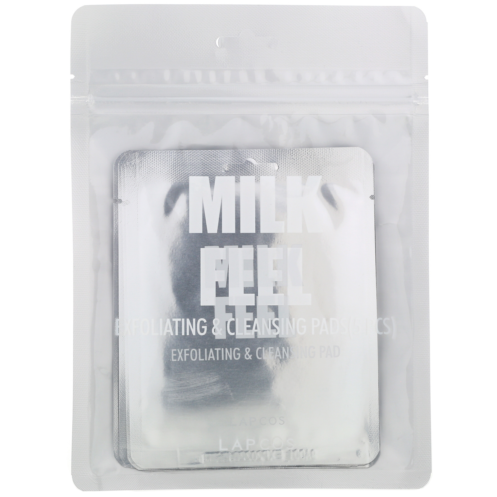 Comprar Lapcos, Milk Feel, Discos de Limpeza e Esfoliação, 5 Discos, 7 g (0,24 oz) Cada - Imagem 2