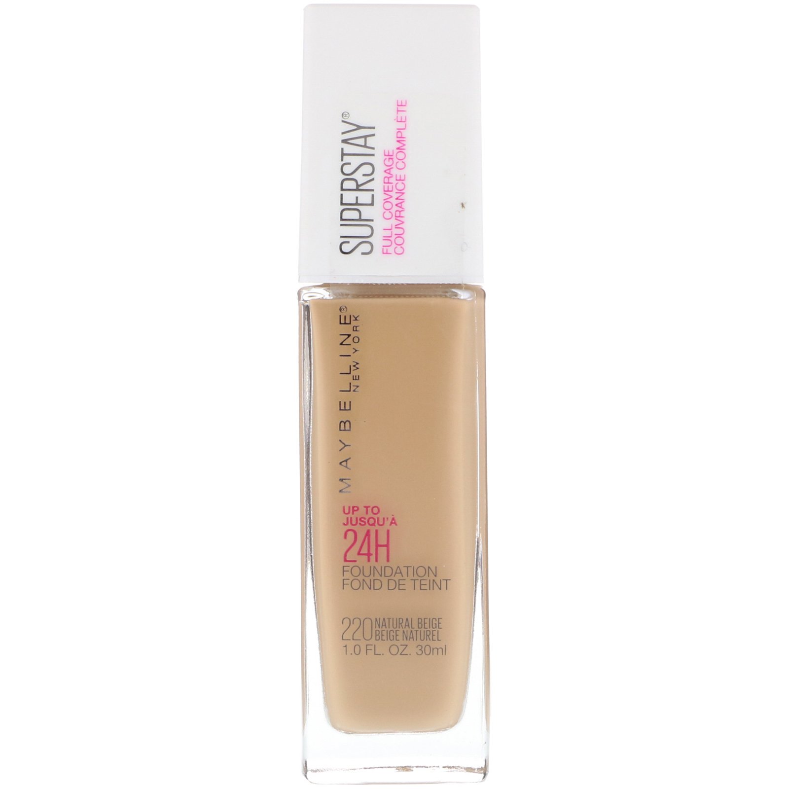 Comprar Maybelline, Super Stay, base de cobertura total, 220 Bege natural, 30 ml