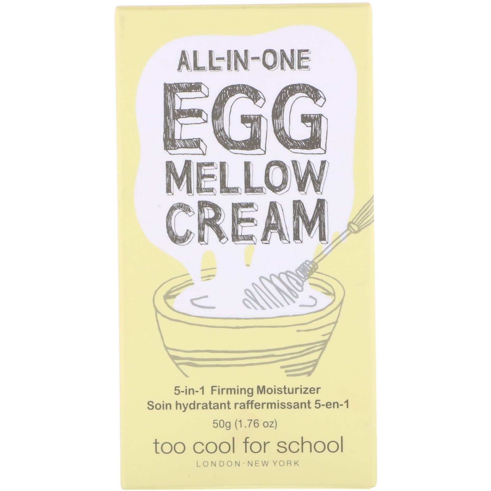 Comprar Too Cool for School, Creme Multifuncional Suave de Ovo, Hidratante Firmador 5-em-1, 50 g (1,76 oz) - Imagem 2