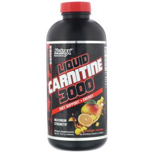 Comprar Nutrex Research, Liquid Carnitine 3000, Laranja e Manga, 480 ml (16 fl oz)