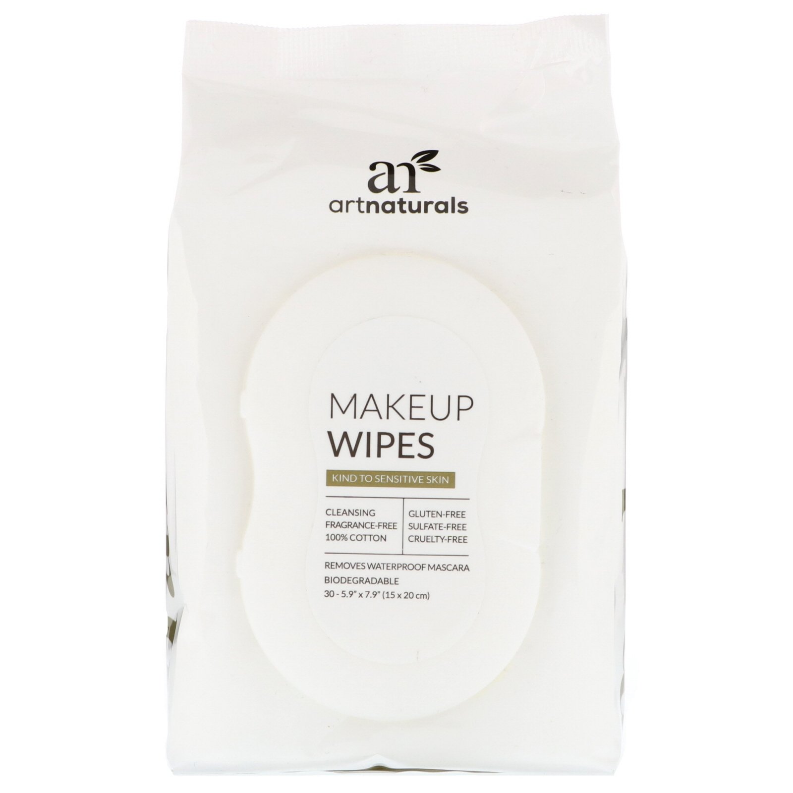 Comprar Artnaturals, Lenços Umedecidos para Maquiagem, 30 Lenços