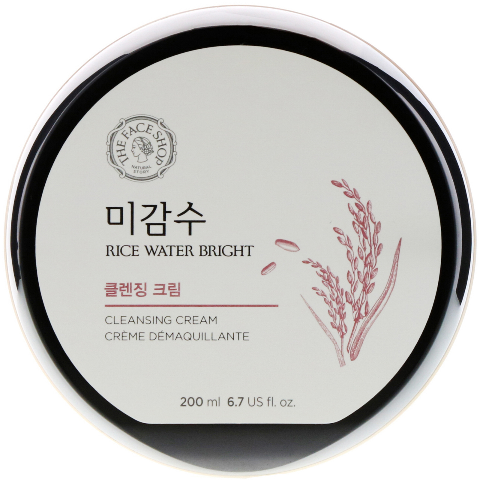 Comprar The Face Shop, Rice Water Bright, Creme de Limpeza, 6,7 fl oz (200 ml)