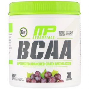 Comprar MusclePharm, Essentials, BCAA, Grape, 0.52 lb (235.8 g)