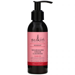 Comprar Sukin, Creme Hidratante de Limpeza, Rosa Mosqueta, 4,23 fl oz (125 ml)