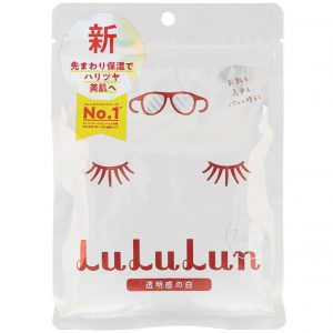 Comprar Lululun, Refreshing, Clear Skin, White Face Mask, 7 Sheets, 3.65 fl oz (108 ml)