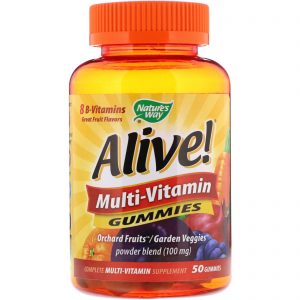 Comprar Nature's Way, Alive! Multivitamínico em Gomas, Excelente Sabor de Frutas, 50 Gomas