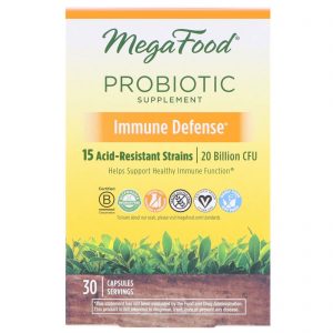 Comprar MegaFood, Probiotic Supplement, Immune Defense, 30 Capsules
