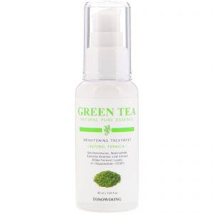 Comprar Tosowoong, Pura Essência Natural de Chá Verde, Tratamento Clareador, 60 ml