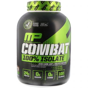 Comprar MusclePharm, Isolado Combat 100%, Leite com Chocolate, 5 lb (2268 g)