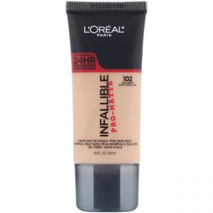 Comprar L'Oreal, Base Infallible Pro-Matte, Shell Beige 102, 30 ml