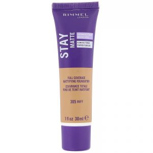 Comprar Rimmel London, Base matificante de cobertura total Stay Matte, 305 Buff, 30 ml