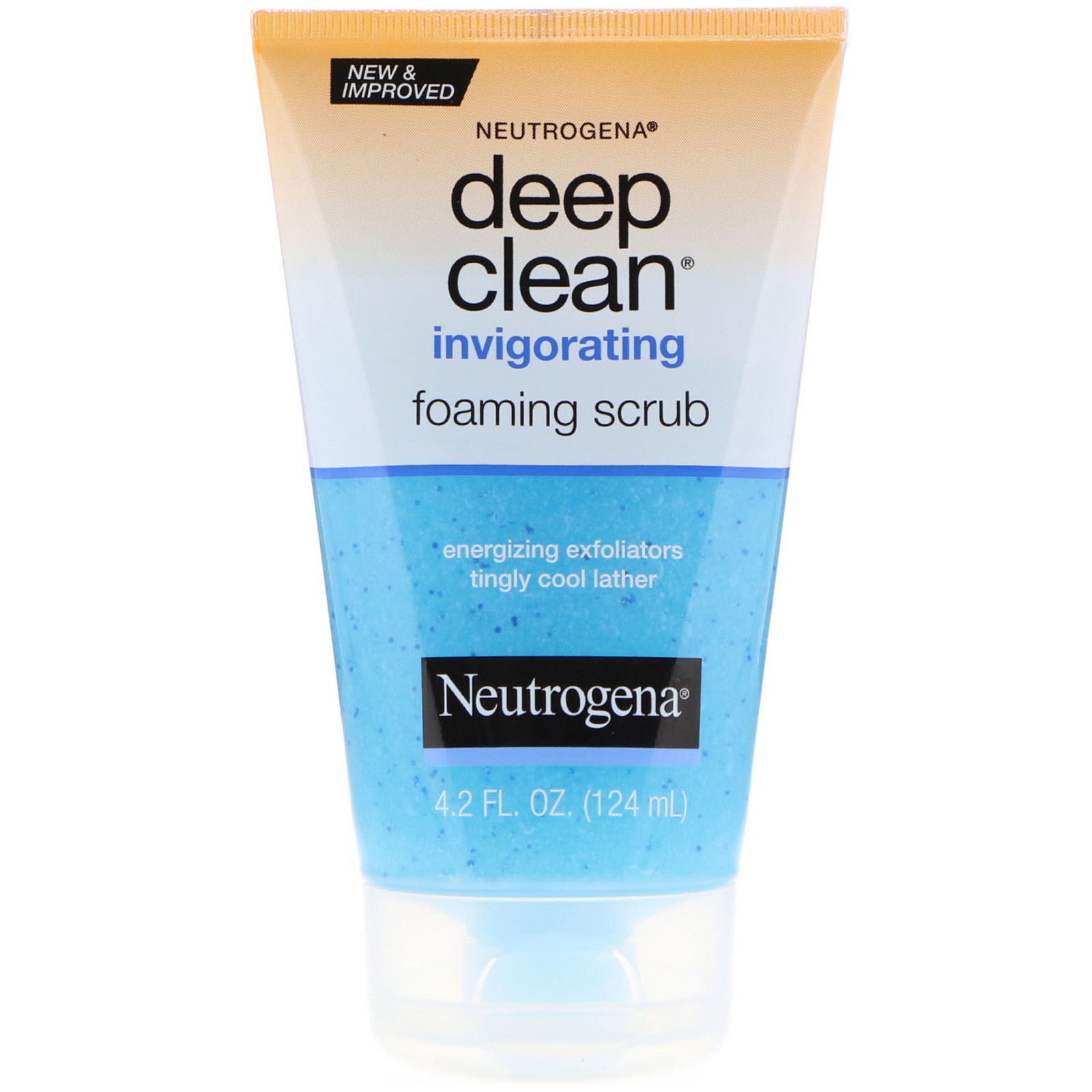 Comprar Neutrogena, Deep Clean, Invigorating, Foaming Scrub, 4.2 fl oz (124 ml)
