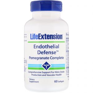 Comprar Life Extension, Defesa Endotelial, Extrato de Romã, 60 Cápsulas de Softgel