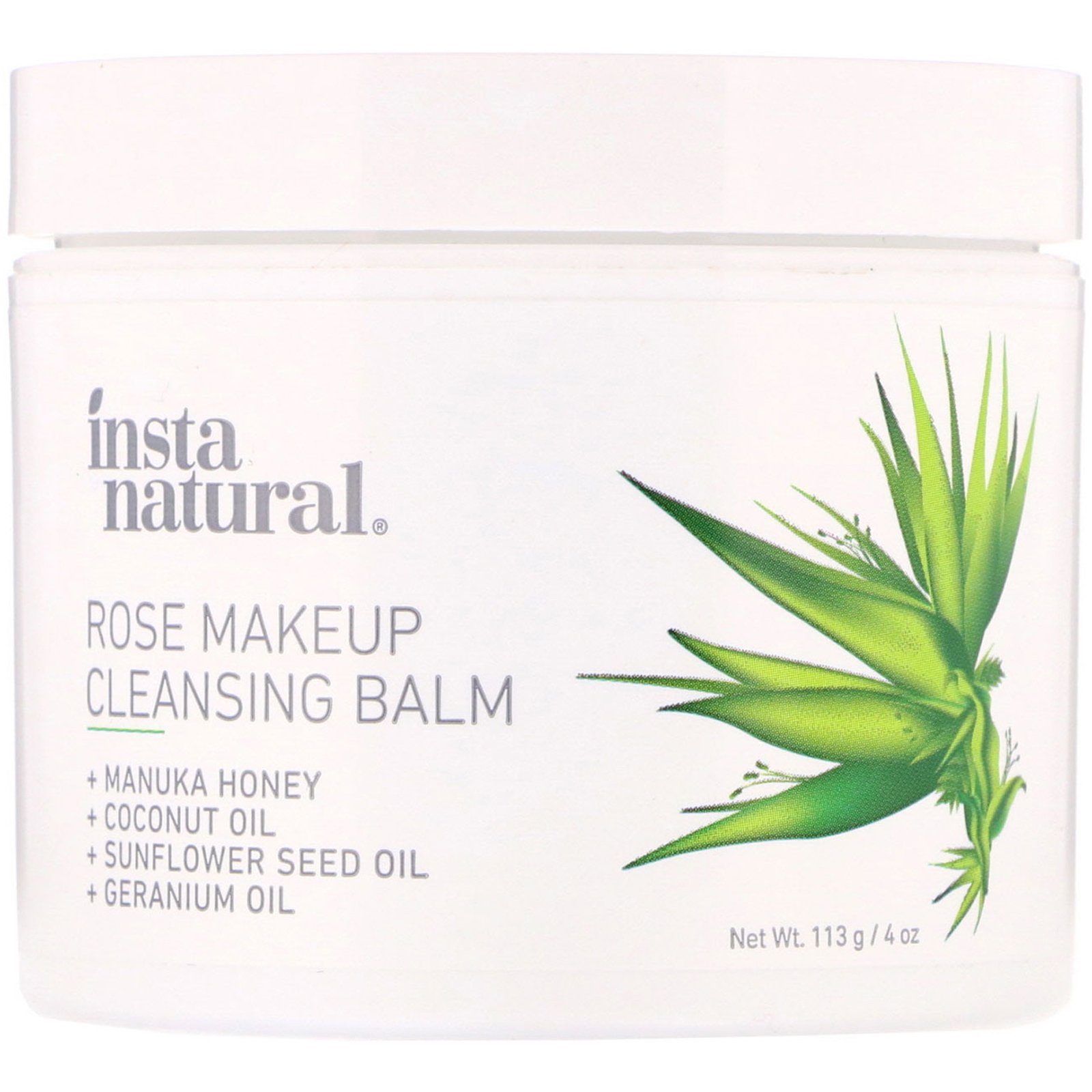 Comprar InstaNatural, Rose Makeup Cleansing Balm, 4 oz (113 g) - Imagem 3